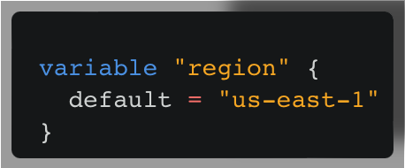 AWS region declaration in Terraform