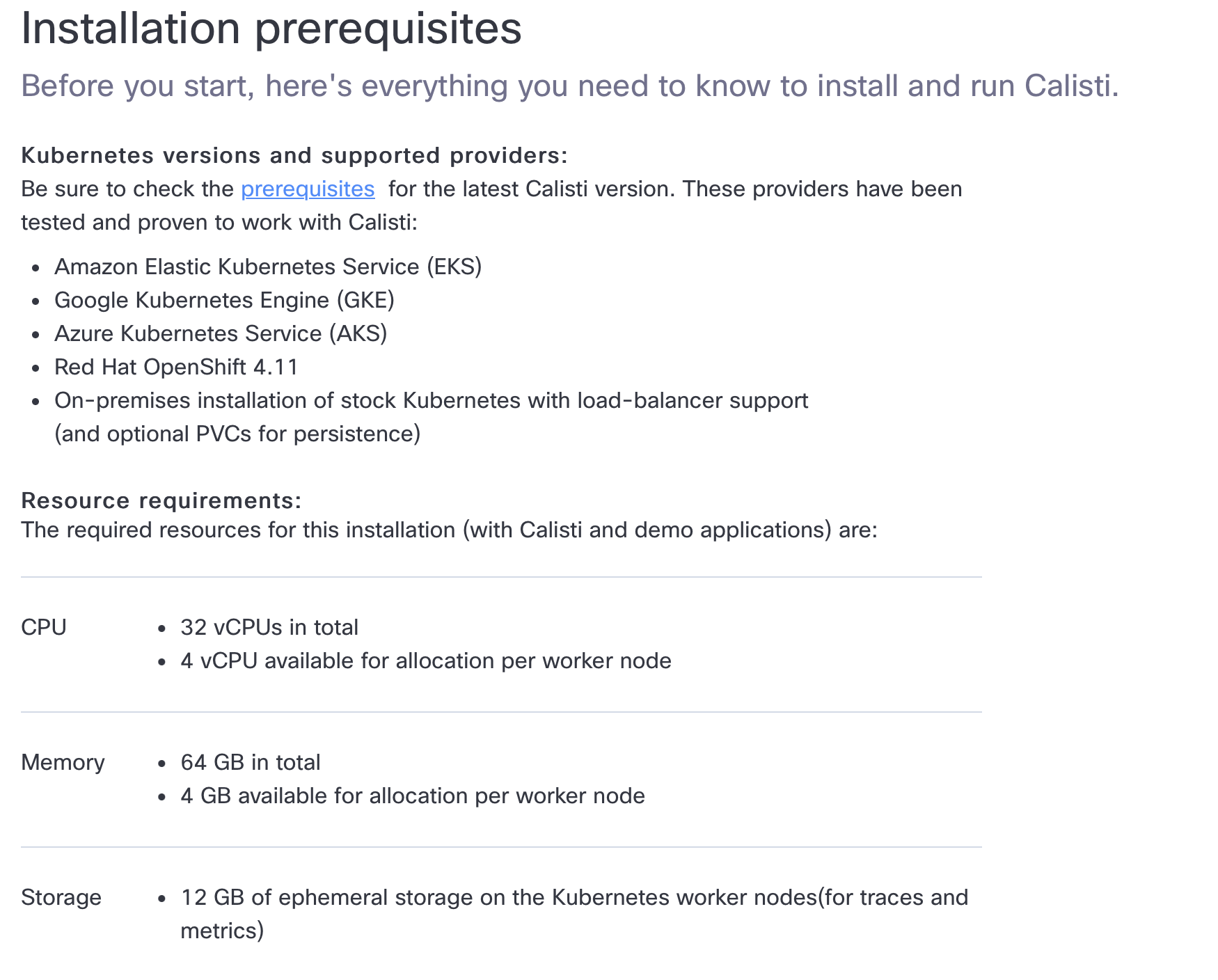 System requirements