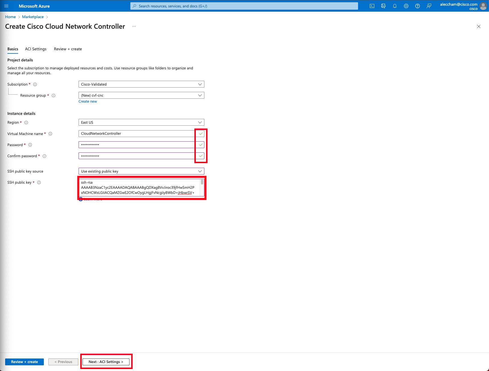 Creating the Azure Resource Group