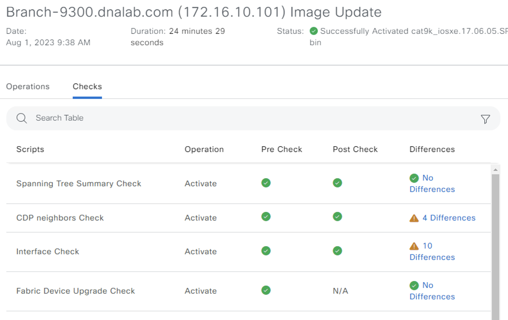 Image Update Checks