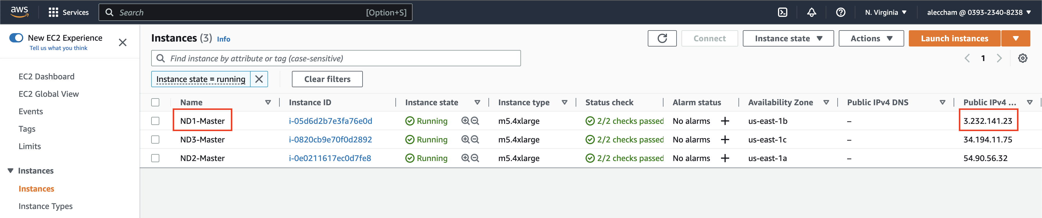 Locating ND1 and Public IP of ND1