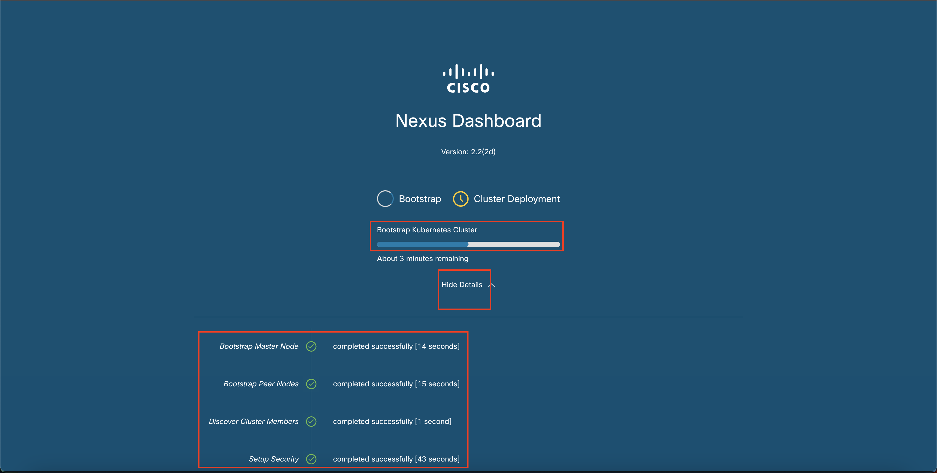 Watching the ND Progress Bar and More Info