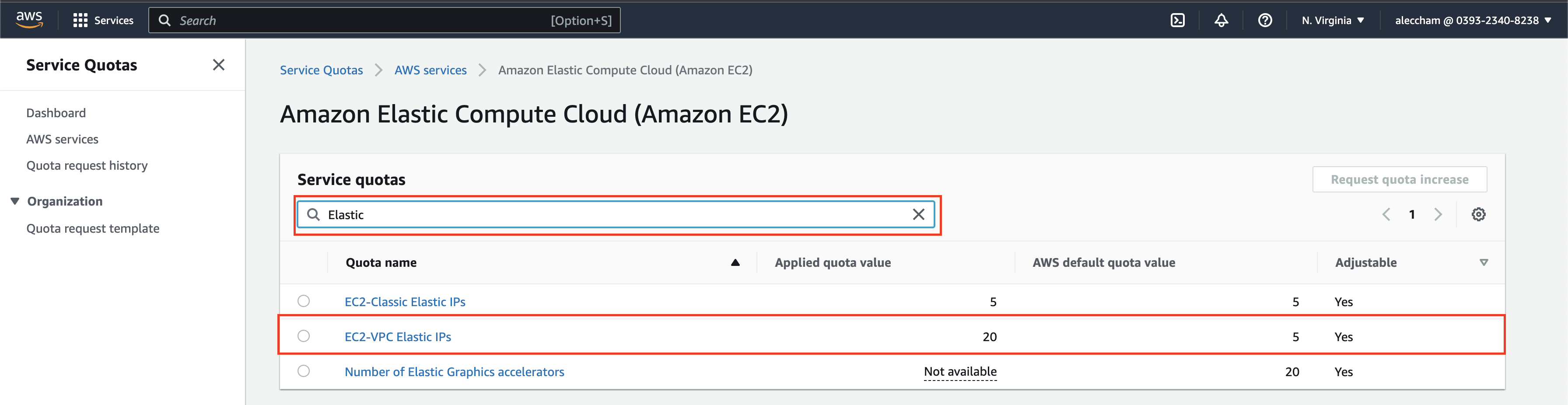 Locating the EC2-VPC Elastic IPs